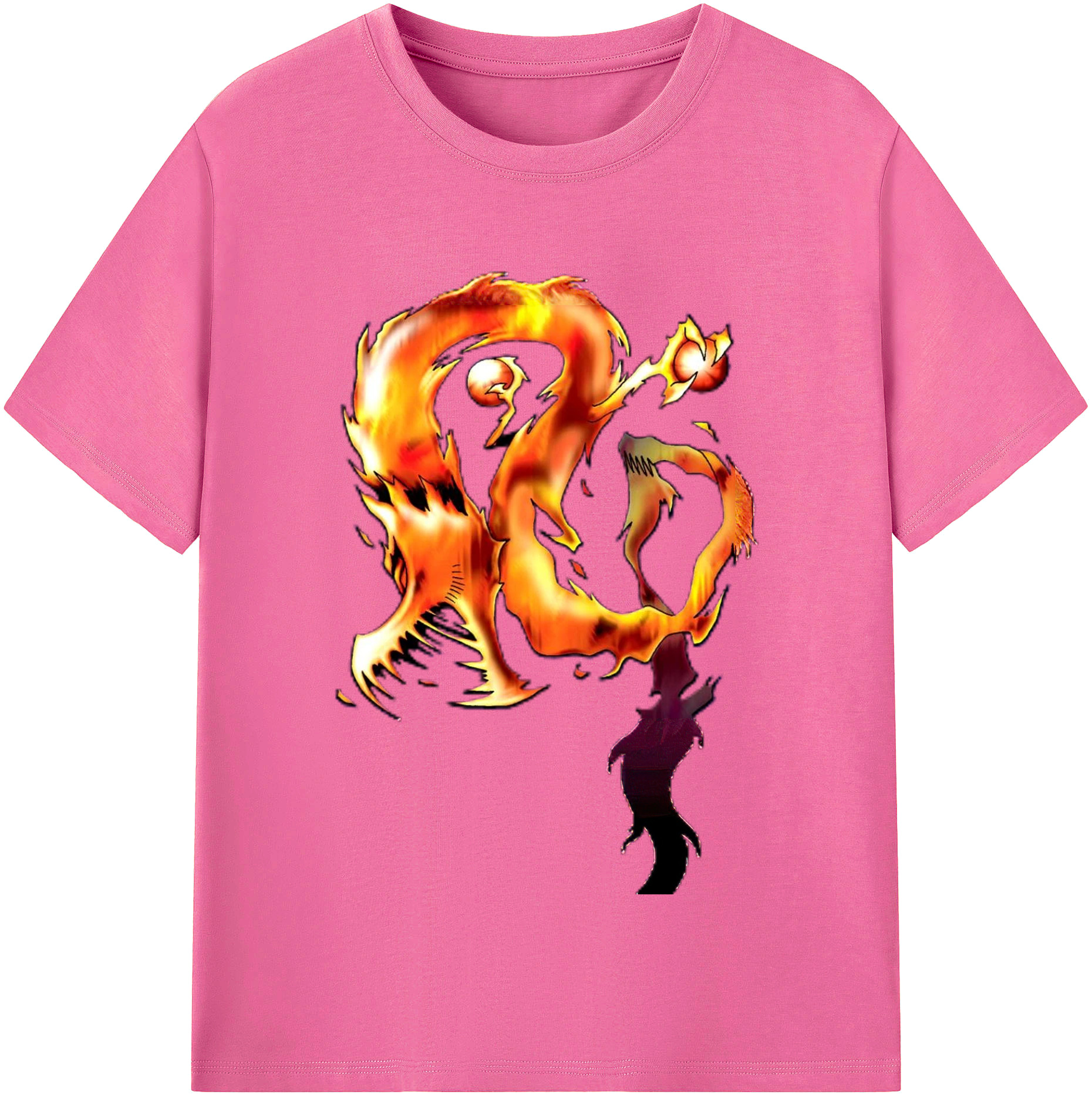（画像用） 遊☆戯☆王 Yu-Gi-Oh! レディースカジュアルプリントTシャツ（綿100％）